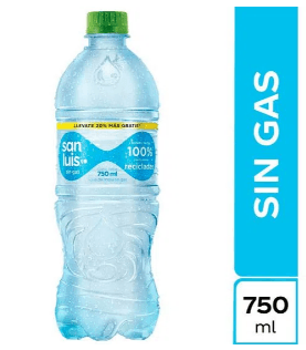 Agua San Luis  sin Gas 750ml