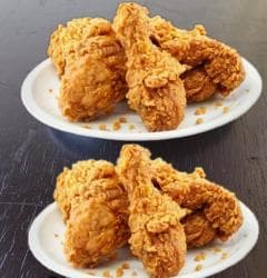 6 Piezas de Pollo Frito, Cuarto y Muslo