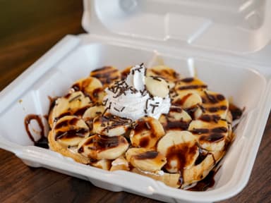 Waffle Platano