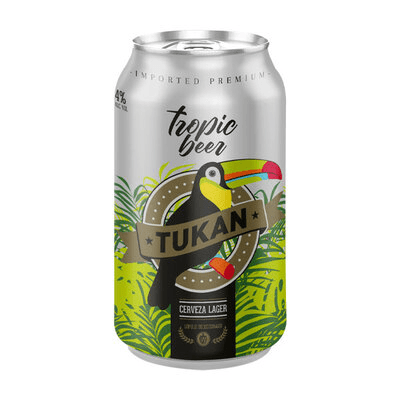 TUKAN TROPIC CERVEZA LATA 330 ML