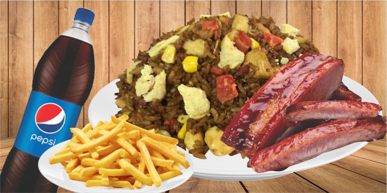 Combo Arroz Llanero Especial + Papas + Bebida