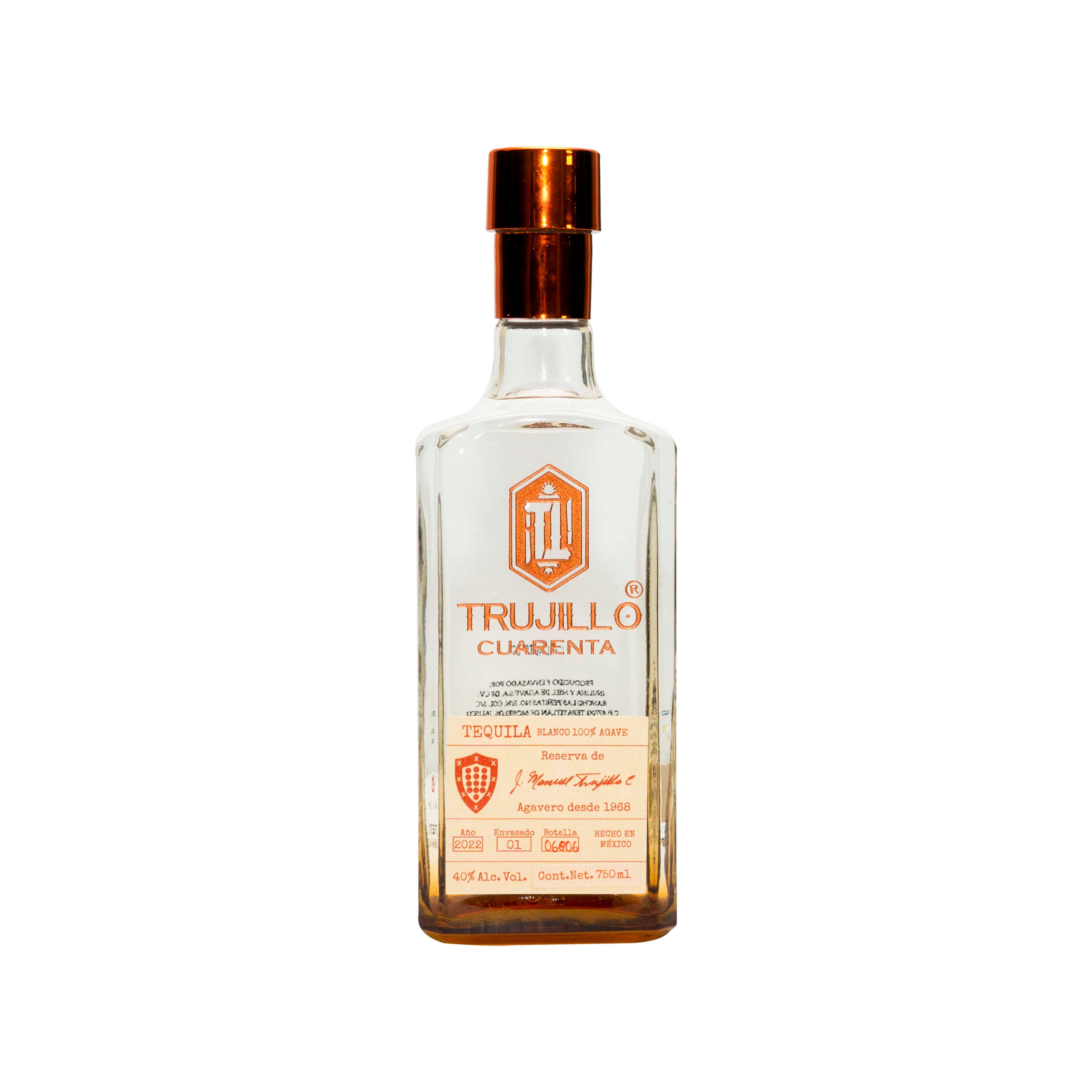 TEQUILA TRUJILLO CUARENTA 750 ML