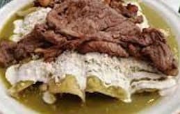 Enchiladas con Carne Asada
