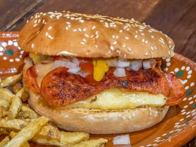 Hamburguesa Choriqueso