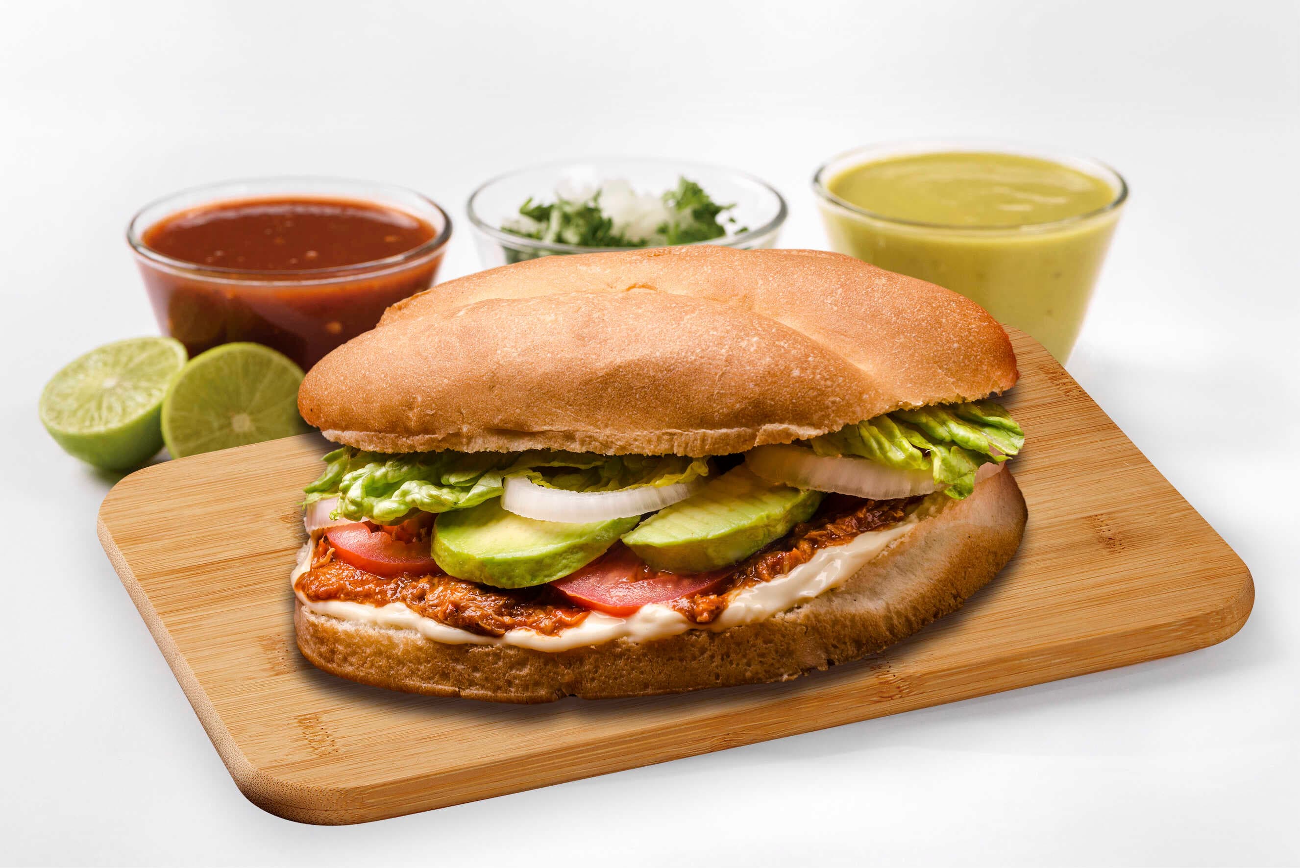 Torta Pierna en Chipotle