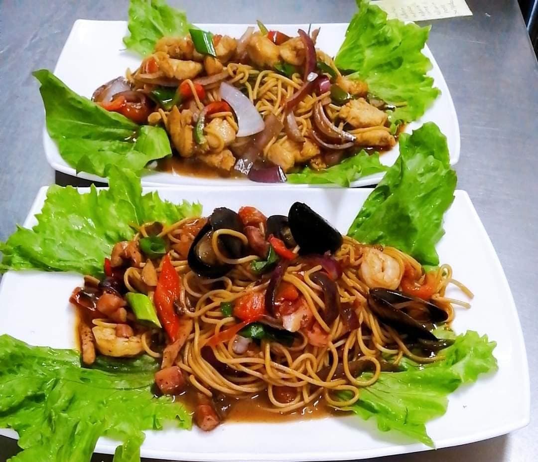 Tallarín Saltado de Mariscos