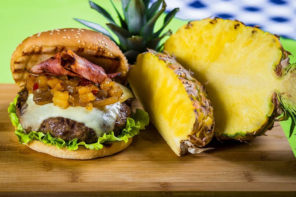 Hamburguesa Súper Especial Hawaiano
