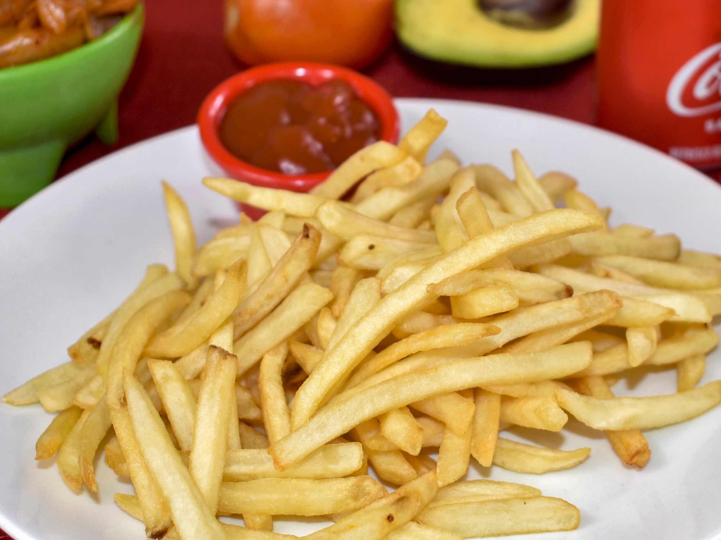 Papas y refresco