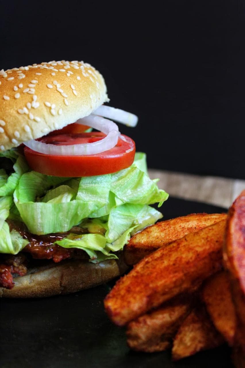 Hamburguesa Pollo Mango Habanero