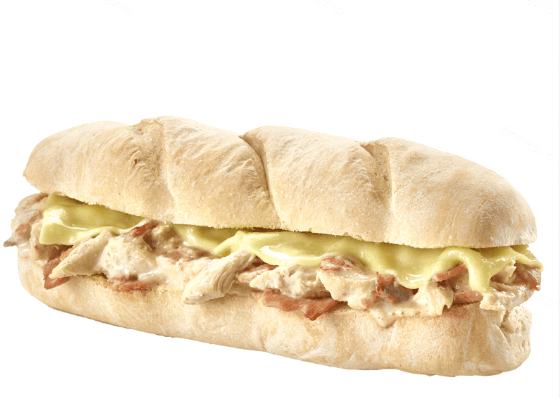 Sándwich pollo tocineta