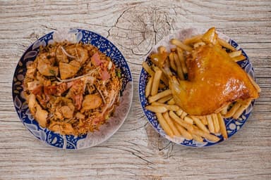 Arroz Chino con 1/4 Pollo