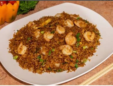 Arroz Frito con Camarones