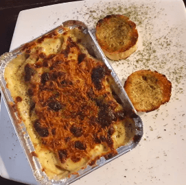 Lasaña Pollo y Champiñones