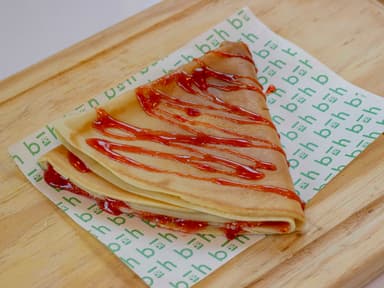 Crepa de Mermelada de Fresa