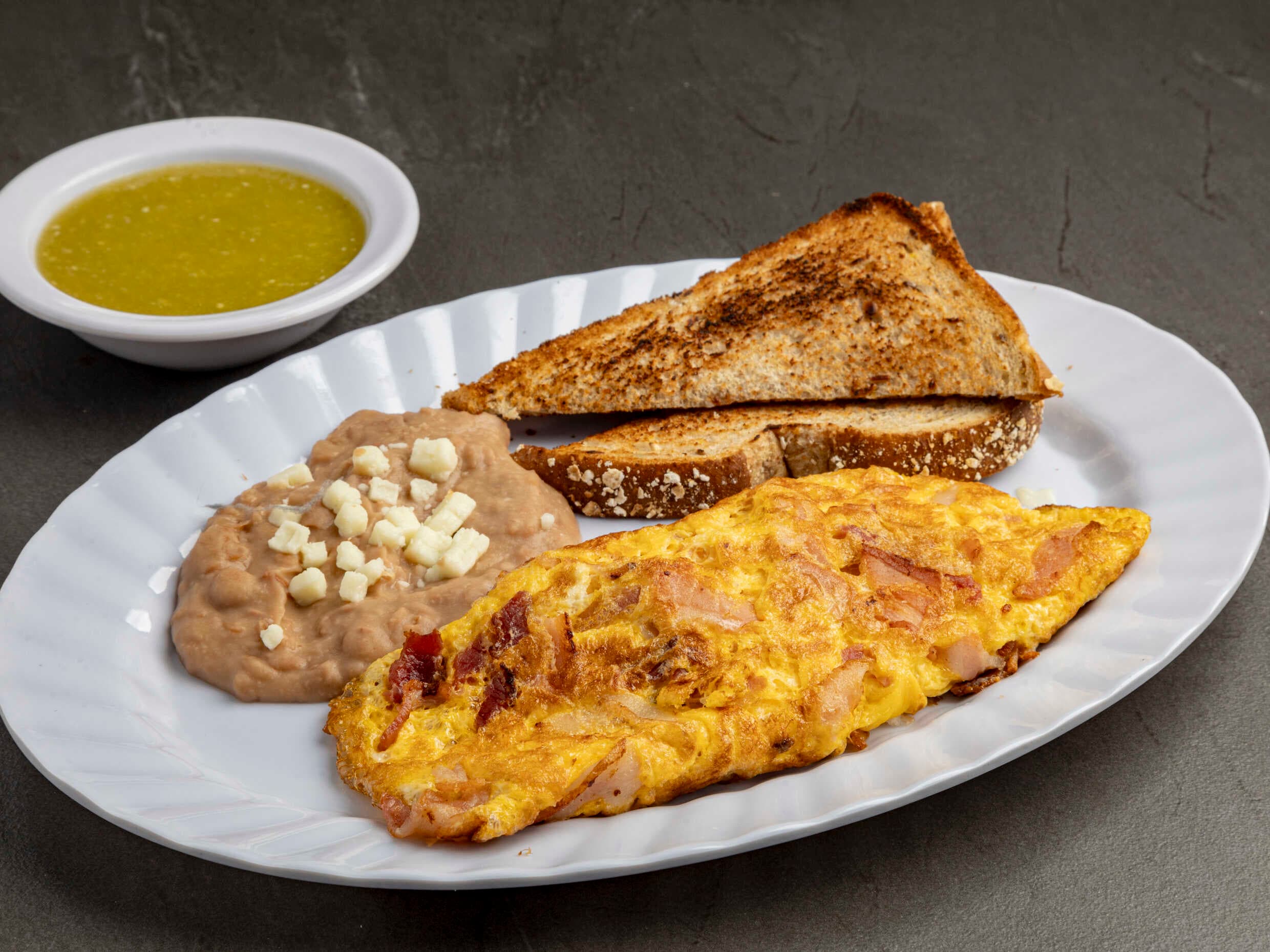 Omellet con Tocino
