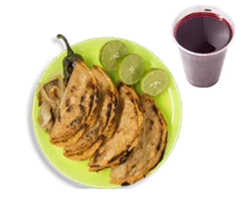 Combo 3 Tacos de Barbacoa + 1 Bebida