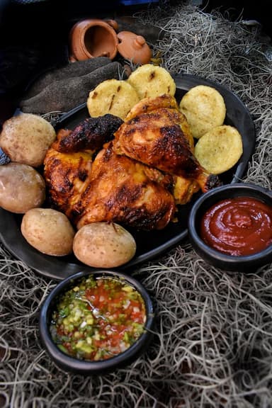 ½ Pollo Asado