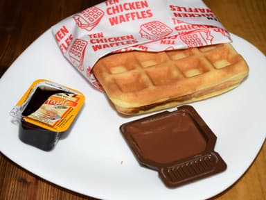 Waffles con Miel