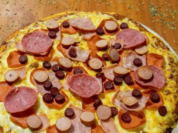 Pizza Salchichorigolf