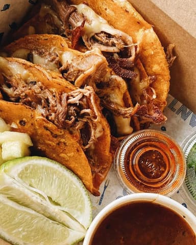 Tacos de Birria + Papas