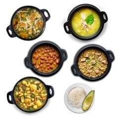Sopa de Eleccion Personal + Arroz y Aguacate