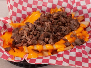 Papas con Carne y Queso