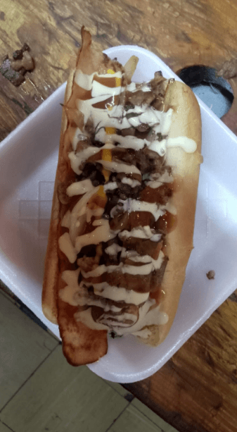 Hot Dog Súper de Carne Asada