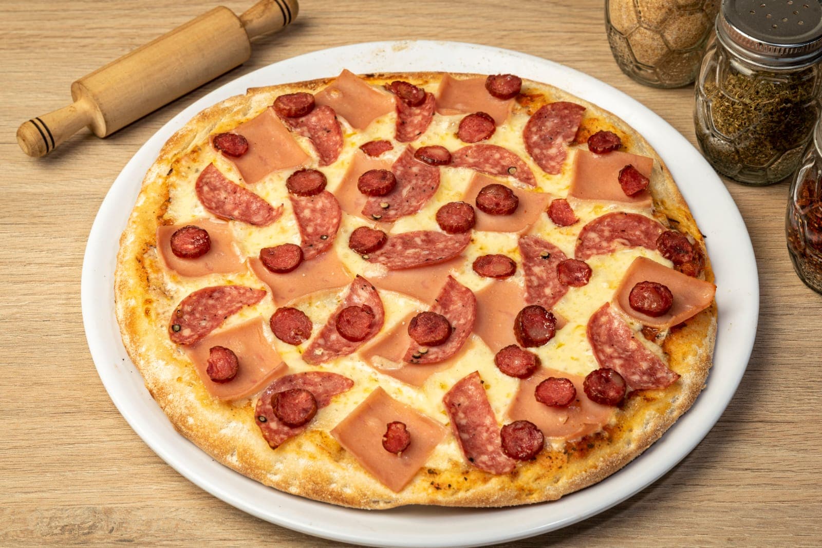 Pizzas Tradicional 3 Carnes