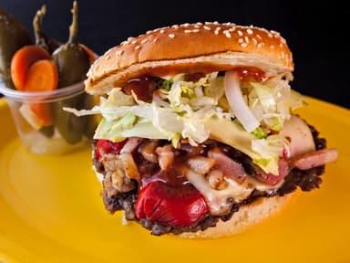 Hamburguesa Doble Tocino Campestre
