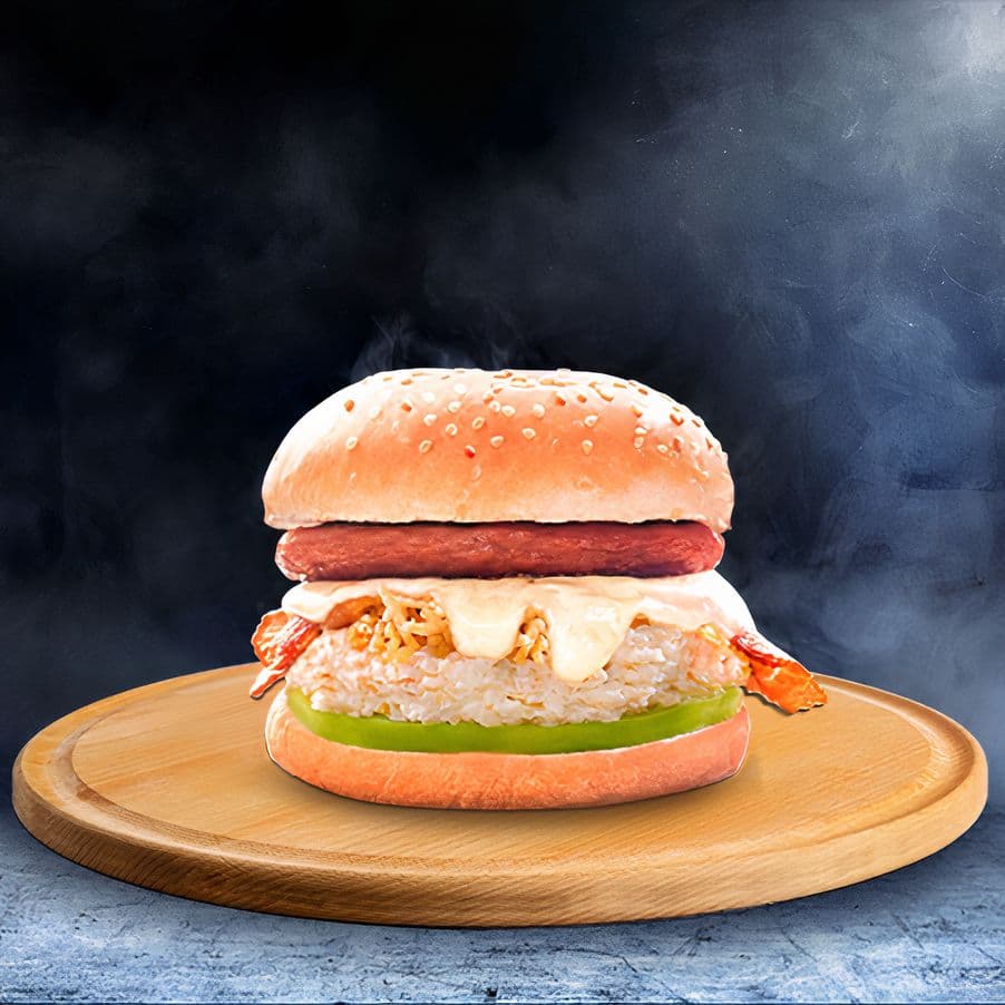 Hamburguesa Especial (Queso y Tocineta)