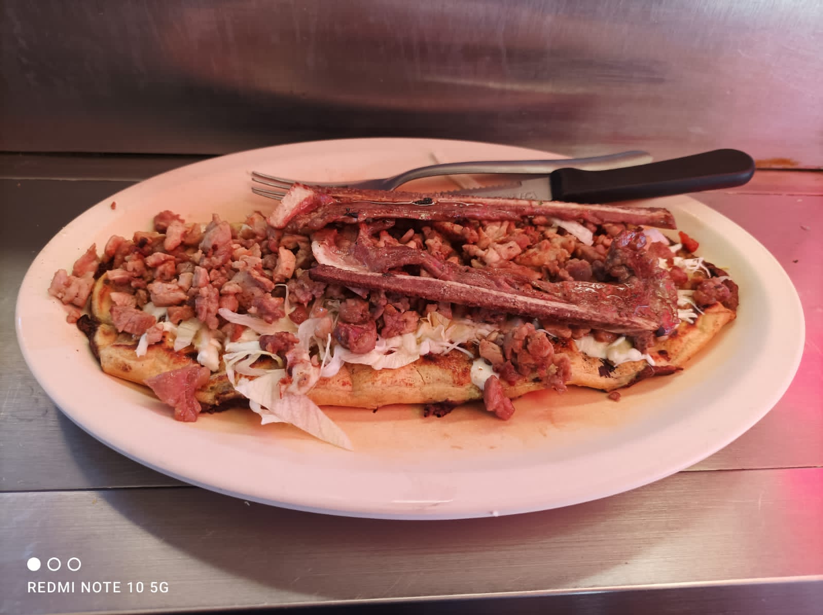 Huarache de Chuleta