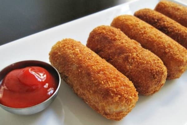 Croquetas de Yucas Gratinadas