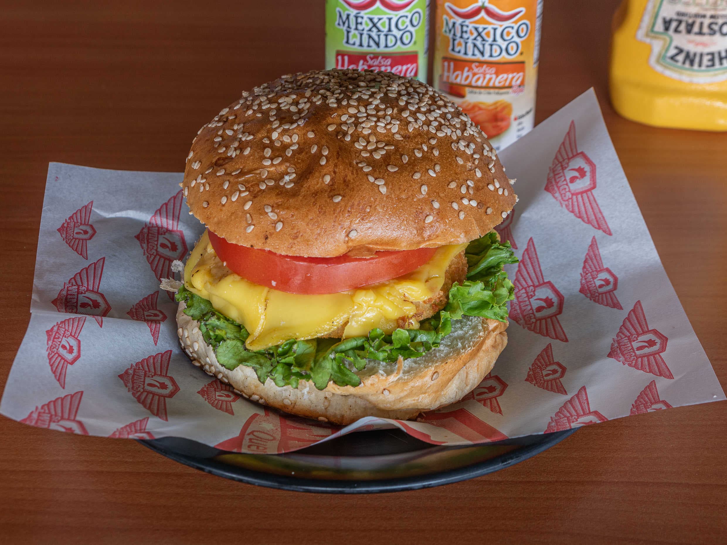 Combo-IINDIVIDUAL Hamb de Pollo + Papas + Refresco