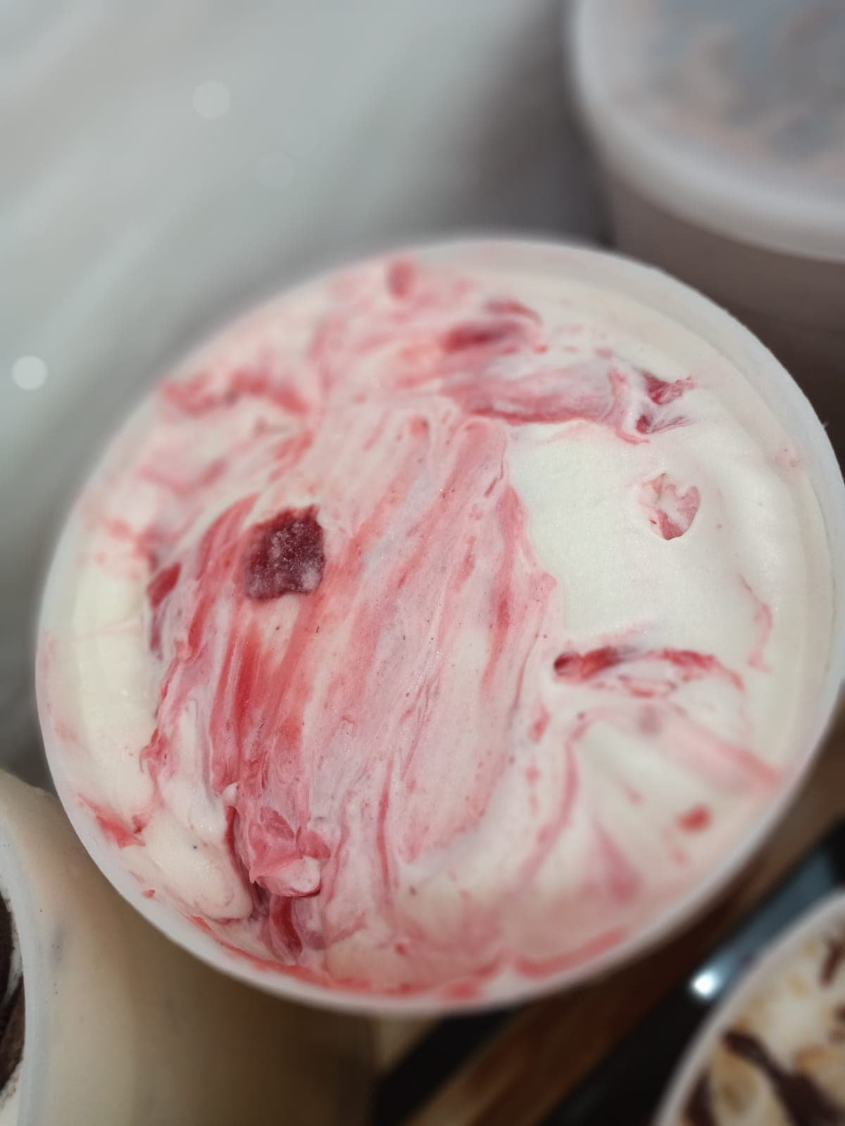 Nieve Sencilla Pastel de Fresa