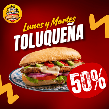 Torta Toluqueña (Promo Lunes y Martes)