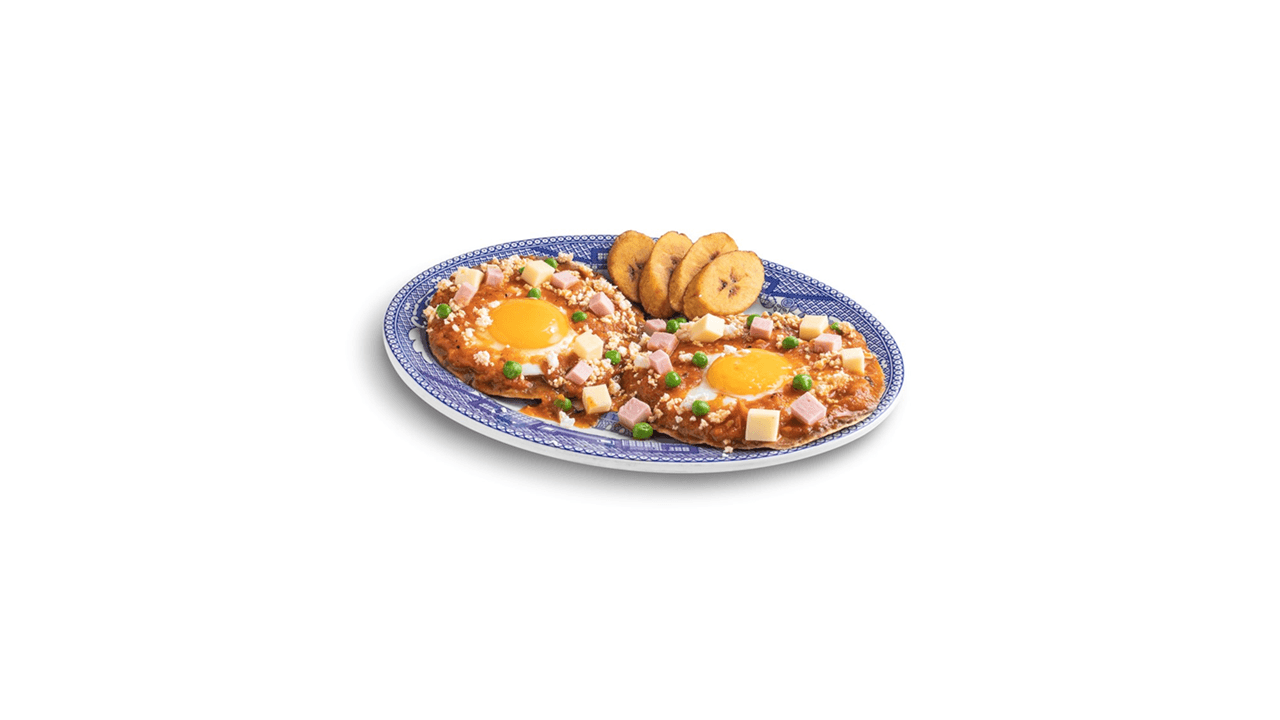 Huevos Motuleños ( 2 pzas)