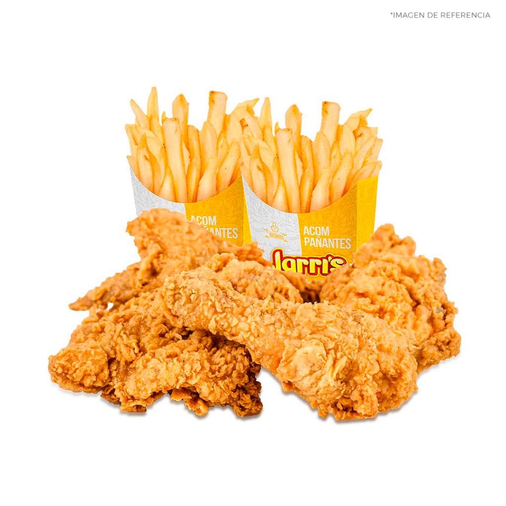 4 Presas y 2 Porciones de Papas