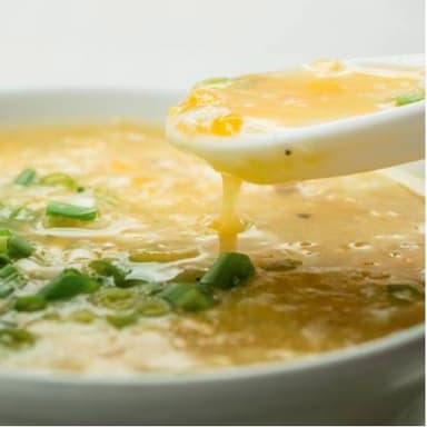 Crema de Maíz con Pollo