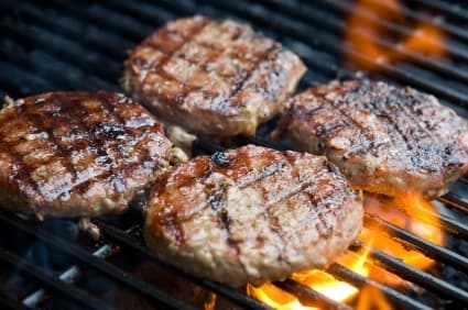 Carne de Hamburguesa Preparada con Papas