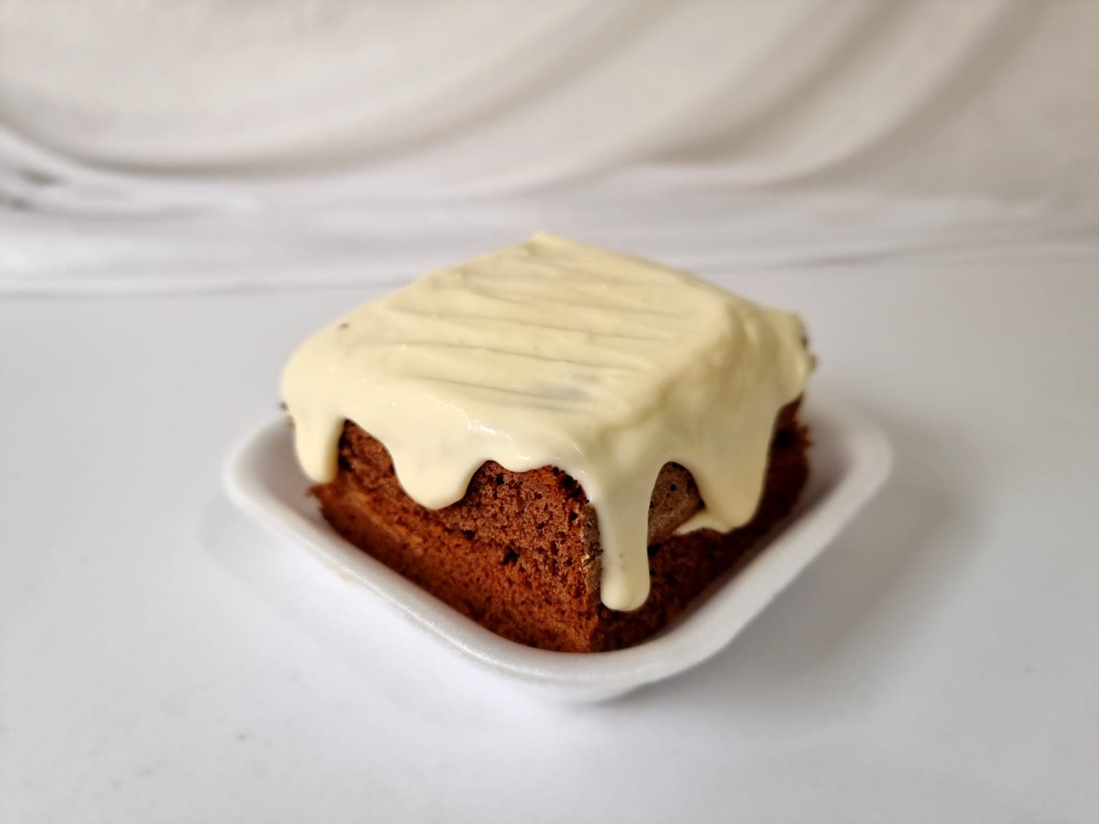Brownie con Ganache Blanco