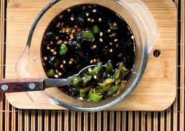 Soya con Chiles Toreados