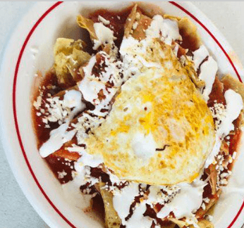 Chilaquiles con Huevo 1 pza