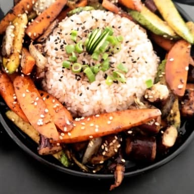 Teppanyaki con Camarón