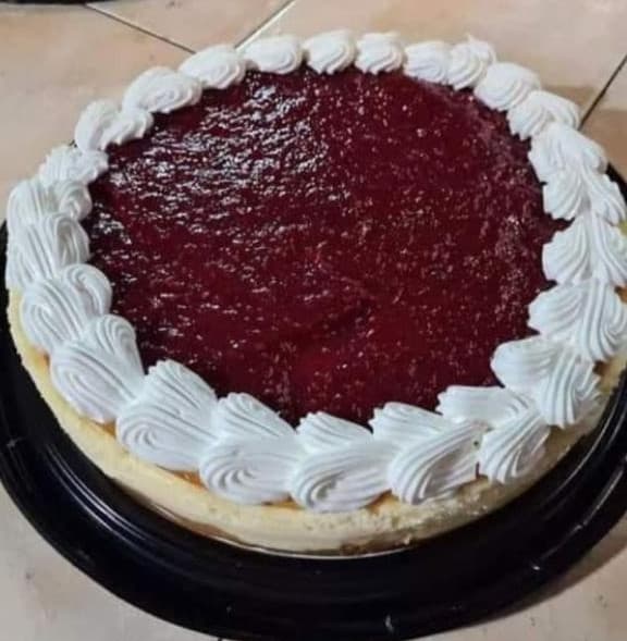 Rebanada Pastel de Queso con Frambuesa