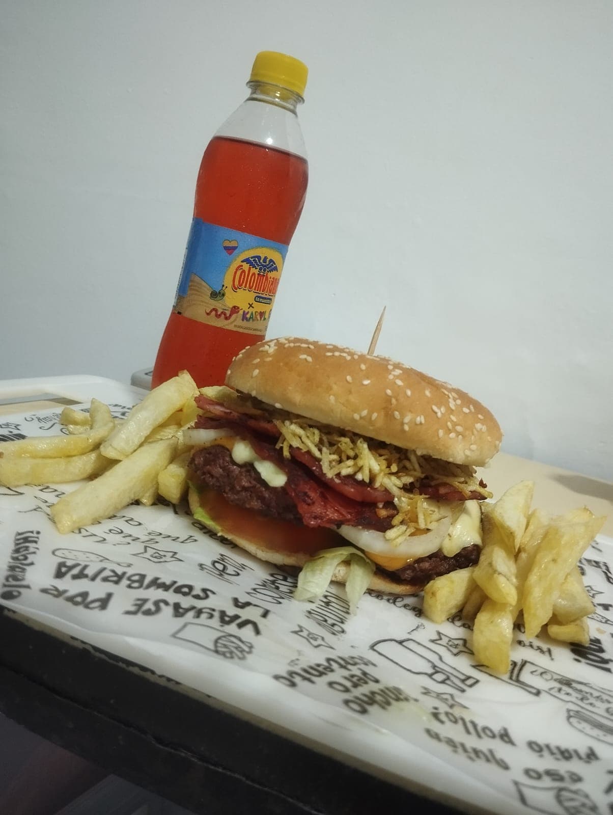 Burguer XXL + gaseosa 250
