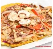 Combo CARNE CON VEGETALES + Jugo del Dia + Postre