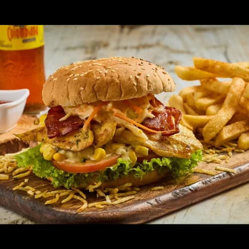 Combo Hamburguesa de La Casa