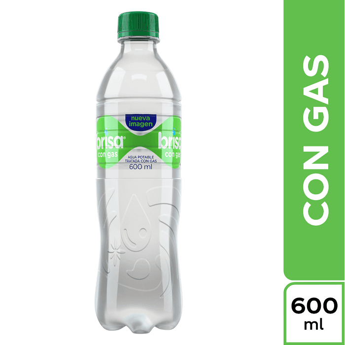Botella de Agua con Gas 600 ml