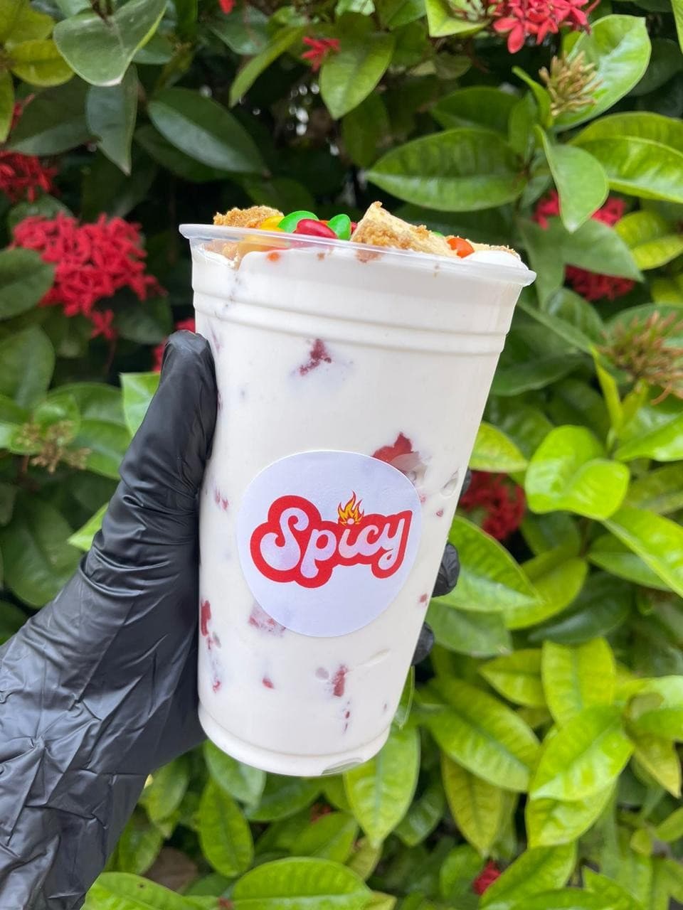 Fresas Con Crema Grande 16oz