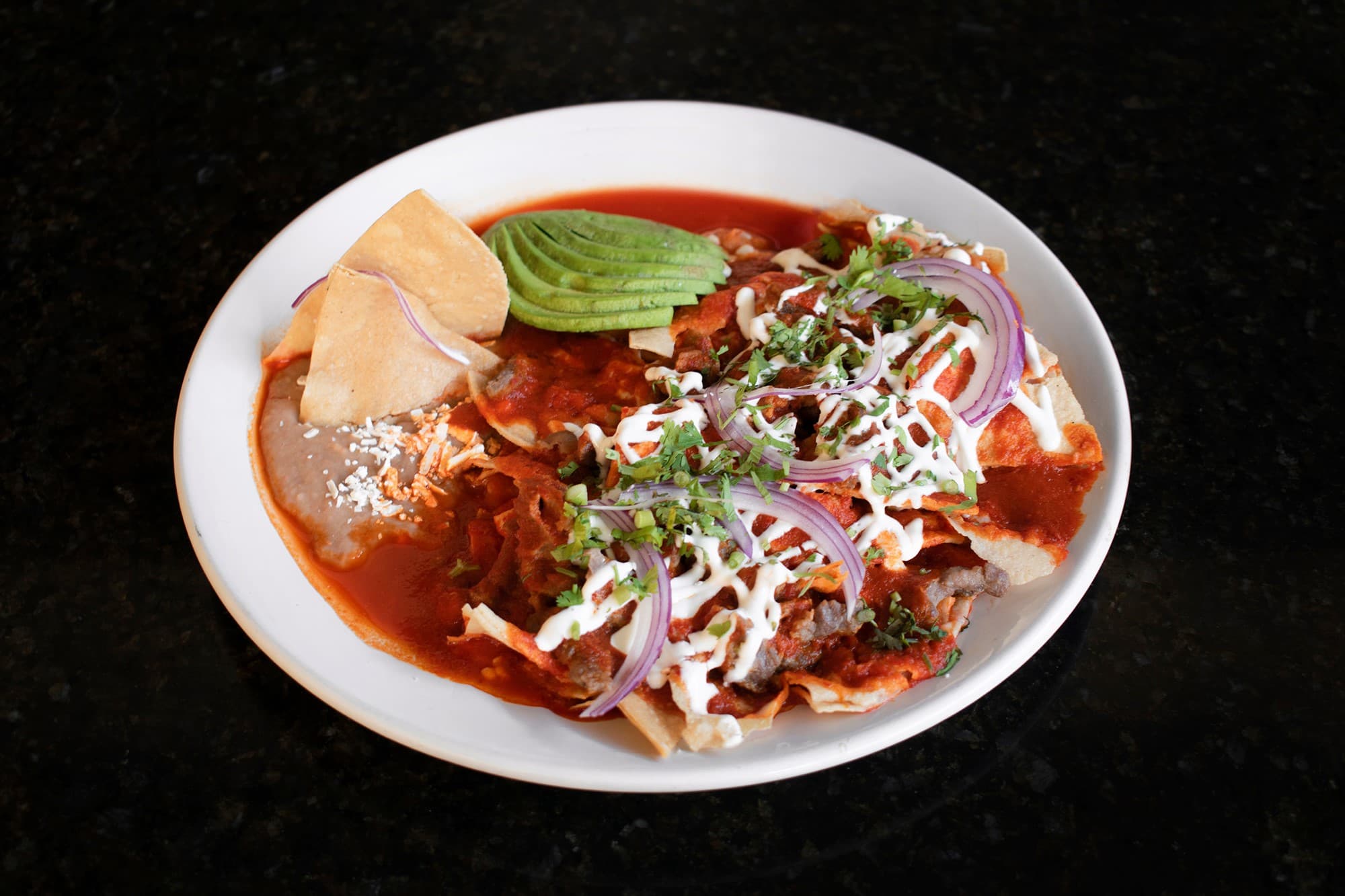 Chilaquiles con huevo